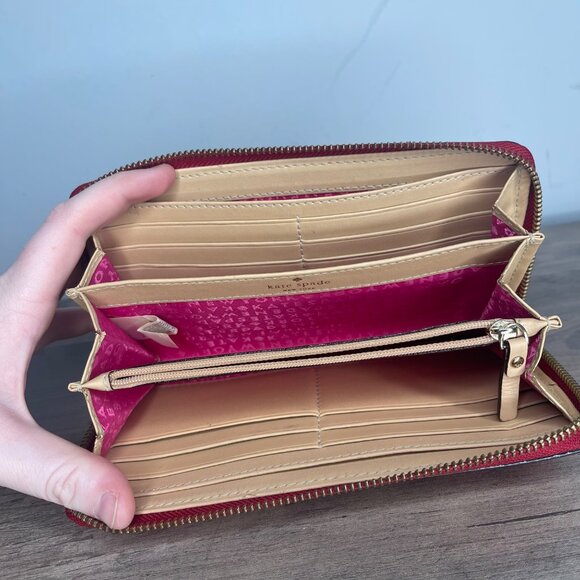 Kate Spade Red wallet - Picture 4 of 7